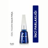 Flormar Pearly Yoğun Pigmentli ve Sedef Yansımalı Oje 433 Deep Blue