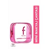 Flormar Pembe Transparan Makyaj Çantası