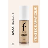 Flormar Perfect Coverage Yoğun Kapatıcı Su Bazlı Fondöten SPF 15 Soft Beige 102 Yüksek Kalıcılık