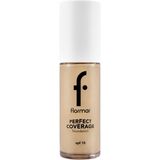 Flormar Perfect Coverage Yüksek Pigmentli Fondöten SPF15 Doğal Görünüm ve Yağsız Formül - BEJ