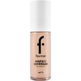 Flormar Perfect Coverage Yüksek Pigmentli SPF15 Fondöten Doğal Görünüm ve Yarı Parlak Bitiş - PEMBE
