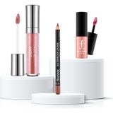 Flormar Perfect Lips 3'lü Dudak Makyajı Seti Beyaz Renkli Suya Dayanıklı Kullanım
