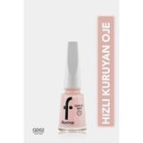 Flormar Quick Dry Hızlı Kuruyan İnce Yapılı & Parlak Bitişli Oje (QD02 Soft Pink) 8682536036559 - QD02 SOFT PINK NEW