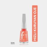Flormar Quick Dry Hızlı Kuruyan Yoğun Pigmentli Oje QD46 Summer Song