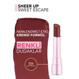 Flormar Sheer Up Sweet Escape Yarı Transparan & Parlak Bitişli Nemlendirici Ruj - 026 Berry Crumble