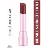 Flormar Sheer Up Yarı Transparan & Parlak Bitişli Mürdüm Renkli Nemlendirici Ruj Stick