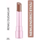 Flormar Sheer Up Yarı Transparan & Parlak Bitişli Nemlendirici Ruj TEN RENGİ Stick Form 024 Latte Mousse