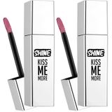 Flormar Shine Kiss Me More Uzun Süre Kalıcı & Parlak Bitişli Likit Ruj 008 LONG STORY (2 paketi)
