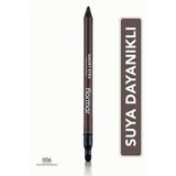 Flormar Smoky Eyes Suya Dayanıklı Sünger Uçlu Mat Göz Kalemi 006 Outstanding Bronz Yüksek Pigmentli 8690604547296