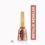 Flormar Star Shine Yoğun Pigmentli ve Metalik Görünümlü Oje 046 Rose Whisper