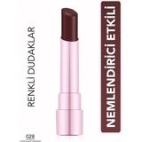 Flormar Stick Kahverengi Ruj Yarı Transparan & Parlak Bitişli Nemlendirici Etkili 028 Chocolate Pudding - KAHVERENGİ