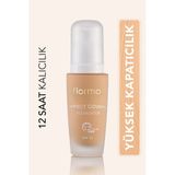 Flormar Su Bazlı Fondöten 103 Creamy Beige - 8690604085910 Kuru Normal Ciltler İçin Yüksek Kapatıcılık SPF 15