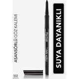 Flormar Suya Dayanıklı Asansörlü Göz Kalemi(Yoğun Siyah)-Stylematic Eyeliner-S02Newblack-8690604190492