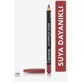 Flormar Suya Dayanıklı Dudak Kalemi (PEMBE) - Waterproof Lipliner - 246 Rosebush- 8690604589951