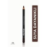 Flormar Suya Dayanıklı Göz Kalemi - Koyu Kahverengi Waterproof
