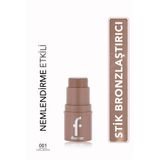 Flormar To Go Doğal Bitişli & Nemlendirme Etkili Kremsi Stick Bronzer - 001COOLMOCHA - 8682536098502