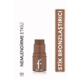 Flormar To Go Doğal Bitişli & Nemlendirme Etkili Kremsi Stick Bronzer - 002 BISCUIT