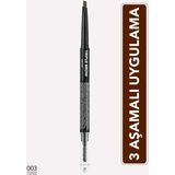 Flormar Triple Brow 3'ü 1 Arada Kremsi Dokulu Kaş Makyaj Kalemi 003 Renkli Özellikli