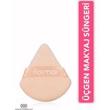 Flormar Üçgen Yumuşak Pamuksu Dokulu Makyaj Süngeri Beyaz Renk ile Doğal Görünüm Sağlar
