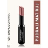 Flormar Ultra Hafif Mat Ruj (KOYU NUDE) - Lightweight Lip Powder - 002 New Day - 8682536061667