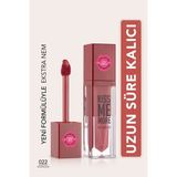 Flormar Uzun Süre Kalıcı Mat Ruj - Kiss Me MORE-022 ROSEWOOD Kırmızı Renk E Vitamini İçeren Özellik