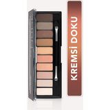 Flormar Yarı Mat Ve Sedefli Bitişlere Sahip 001 Nude Far Paleti