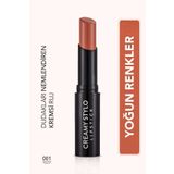 Flormar Yarı Parlak Stick Ruj- Creamy Stylo Lipstick -001 Peachy-