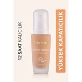 Flormar Yoğun Kapatıcı Su Bazlı Fondöten (Nötr Alt Ton) - Perfect Coverage Foundation - 121 - 8690604365708 - 121 GOLDEN NEUTRAL
