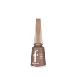Flormar Yoğun Pigmentli & Kahve Tonlu Parlak Bitişli Oje Latte 007 Velvet Mocha