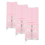 Flormar Yoğun Pigmentli Parlak Oje Full Color Nail Enamel Fc02 Love Dust (3 paketi)