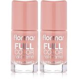 Flormar Yoğun Pigmentli Parlak Oje Full Color Nail Enamel Fc04 Rose I Hold (2 paketi)