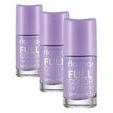 Flormar Yoğun Pigmentli Parlak Oje Full Color Nail Enamel Fc14 Lavender Relaxation (3 paketi)