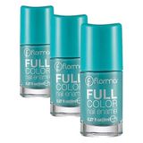 Flormar Yoğun Pigmentli Parlak Oje Full Color Nail Enamel Fc25 Utopia Vacation (3 paketi)