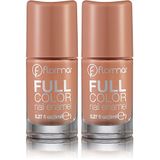 Flormar Yoğun Pigmentli Parlak Oje Full Color Nail Enamel Fc45 Peach Sparkler (2 paketi)
