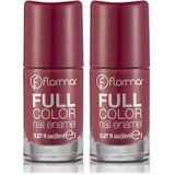 Flormar Yoğun Pigmentli Parlak Oje Full Color Nail Enamel Fc65 Lady Slippers (2 paketi)