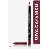 Flormar Yoğun Renk Veren Suya Dayanıklı Mat Dudak Kalemi (231 Soft Berry Stain) 8690604111312