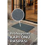 Florone Carpet Tiles Orion Baskısız | Kaymaz Taban | Nem ve Toz Alıcı Kapı Önü Paspası Antrasit 50X70 cm - 50 x 70 cm