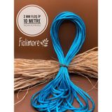 Floş Ip Neon Sarı Renk (Sıçan Kuyruğu) 2 mm 10 Metre Takı Bileklik Ipi - Petrol