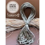 Floş Ip Neon Sarı Renk (Sıçan Kuyruğu) 2 mm 10 Metre Takı Bileklik Ipi - Vizon