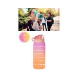 Flosoft 1 lt Turuncu Çift Renk Okul ve Sporcu Matarası