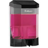 Flosoft F032 Sıvı Sabunluk 500 ml. Sıvı Sabun ve Dezenfektan Dispenser, Siyah Renk