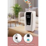Flosoft F218 Aromax Profesyonel Ortam Parfüm Difüzörü Beyaz, Dijital Ekranlı Koku Makinesi + 1 Adet Parfüm - Renk