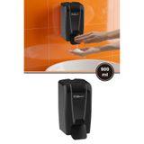 Flosoft Manuel Gagalı Köpük Sabun Dispenseri F246S, Duvara Monte Hijyenik Köpük Sabunluk 900 ml Siyah