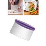 Flosoft Metal Spatula Hamur Kesici Doğrayıcı Kazıyıcı, Sebze Meyve Dilimleyici Paslanmaz Metal