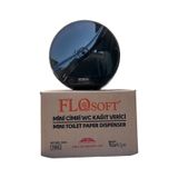 Flosoft Mini Cimri Tuvalet Kağıdı Aparatı Siyah (F096s)