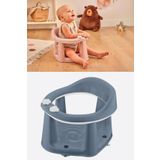 Flosoft Vakumlu Bebek Banyo Oturağı & Mama Oturağı 2’si 1 Arada Mavi