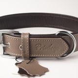 Flotter Hakiki Deri Köpek Boyun Tasması S Toprak Rengi Kahverengi 2,5X32-41 cm