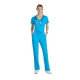 Flow Knit SKT221 – Reach Knit SKP668 Kadın Cerrahi Takım (Skeechers Ürünlerinden Oluşturulmuş Set) (Mavi, S)