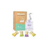 flowcheer Köpük El Sabunu Dolum Tabletleri - Cam Köpük Sabunluk Combo - CrystalClear Gerçek Cam Şişe 11oz - 4 Dolum Tableti Dahil Başlangıç Kiti - Banyo Mutfak Tezgahı için Sabun Pompası