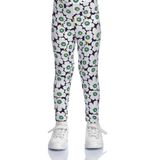 Flower Clouds Kız Çocuk Desenli Yazlık Tayt